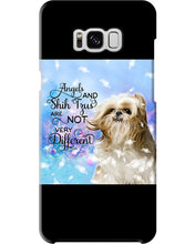 Load image into Gallery viewer, Angels And Shih Tzu Are Not Different Gift For Dog Lovers Phone case
