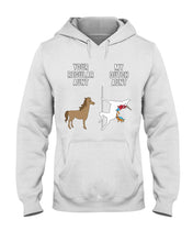 Load image into Gallery viewer, Funny Unicorn Difference Between Your Regular Aunt And My Dutch Aunt Hoodie
