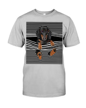 Load image into Gallery viewer, Dachshund Striped In My Heart Special Custom Design Guys Tee

