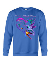 Load image into Gallery viewer, Hummingbirds Heart Shaped I Am A Simple Woman Gift For Mom Sweatshirt
