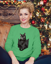 Load image into Gallery viewer, Cat In Your Front Pocket Perfect Gift For Friends Who Loves Cat Sweatshirt
