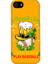 Load image into Gallery viewer, Baseball Drink Beer Day St Patrick's Day Gift For Baseball Lovers Phone case
