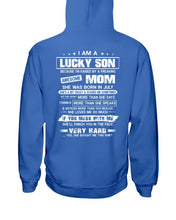 Load image into Gallery viewer, Gift For Son Who Raised By A Freaking Awesome July Mom She's A Bit Crazy Hoodie
