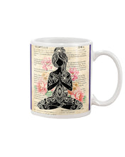Load image into Gallery viewer, I'm Mostly Peace Love And Light Yoga Gift For Yoga Lovers Mug
