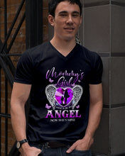 Load image into Gallery viewer, I Used To Be Her Angel Now She’s Mine Gift For Mommy Girl’s Guys V-Neck
