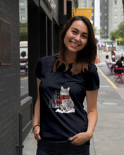 Load image into Gallery viewer, Cats Snow Funny Gift For Cats Lovers Ladies Tee
