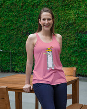 Load image into Gallery viewer, Cat Plays Flute Special Custom Design For Music Lovers Ladies Flowy Tank
