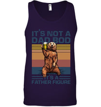 Load image into Gallery viewer, It's Not A Dad Bod It's A Father Figure Bear Unisex Tank Top
