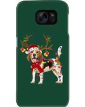 Load image into Gallery viewer, Beagle Gorgeous Reindeer Xmas Lights Gift For Dog Lovers Phone case
