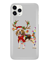 Load image into Gallery viewer, Beagle Gorgeous Reindeer Xmas Lights Gift For Dog Lovers Phone case
