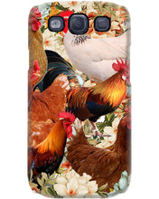 Load image into Gallery viewer, Lovely Phone Case With Flowers Gift For Chicken Lovers Phone case
