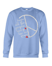 Load image into Gallery viewer, Image All The People Living Life In Peace Custom Design For Friends Sweatshirt
