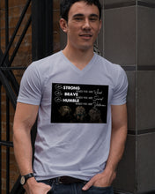 Load image into Gallery viewer, Be Strong Brave And Humble Labrador Retriever Gift For Dog Lovers Guys V-Neck

