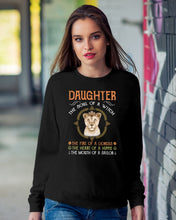 Load image into Gallery viewer, Daughter The Soul Of Witch The Fire Of Lioness Sweatshirt
