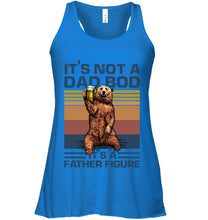 Load image into Gallery viewer, It's Not A Dad Bod It's A Father Figure Bear Ladies Flowy Tank
