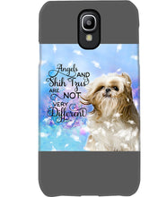 Load image into Gallery viewer, Angels And Shih Tzu Are Not Different Gift For Dog Lovers Phone case
