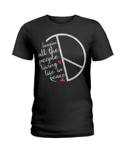 Load image into Gallery viewer, Image All The People Living Life In Peace Custom Design For Friends Ladies Tee
