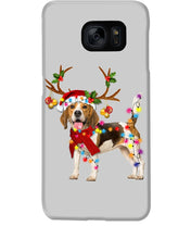 Load image into Gallery viewer, Beagle Gorgeous Reindeer Xmas Lights Gift For Dog Lovers Phone case
