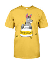 Load image into Gallery viewer, Funny Donkey Anti Depressant Meaning Gift For Women Guys Tee
