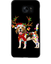 Load image into Gallery viewer, Beagle Gorgeous Reindeer Xmas Lights Gift For Dog Lovers Phone case
