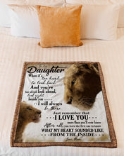Load image into Gallery viewer, Just Remember That I Love You Mom Gift For Daughter Fleece Blanket
