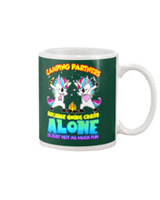 Load image into Gallery viewer, Camping Partners Because Going Crazy Alone Is Just Not As Much Fun Mug
