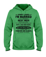 Load image into Gallery viewer, I'm Married To    June    Freaking Sexy Wife Trending For Birthday Gift Hoodie
