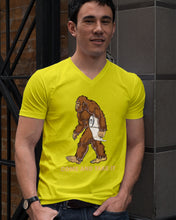 Load image into Gallery viewer, Bigfoot Come And Take It Simple Custom Design Guys V-Neck

