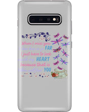Load image into Gallery viewer, Butterflies When I Miss You I Just Have To Look Inside My Heart Gift For Lover Phone case
