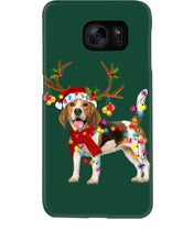 Load image into Gallery viewer, Beagle Gorgeous Reindeer Xmas Lights Gift For Dog Lovers Phone case
