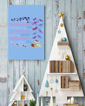 Load image into Gallery viewer, Butterflies When I Miss You I Just Have To Look Inside My Heart Gift For Lover Vertical Poster

