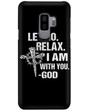 Load image into Gallery viewer, Let You Relax I Am With You Gray Background Phone case
