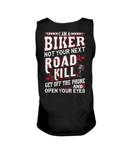Load image into Gallery viewer, I'm A Biker Not your Next Road Kill Gift For Biker Unisex Tank Top
