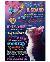 Load image into Gallery viewer, I'm Proud To Say You Are My Angel Husband Miss You Vertical Poster
