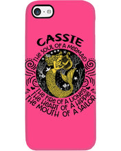 Load image into Gallery viewer, Gift For Cassie Girl The Soul Of A Mermaid Phone case
