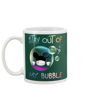 Load image into Gallery viewer, Lovely Phone Case Rainbow Design Stay Out Of My Bubble Gift For Friends Mug

