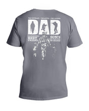 Load image into Gallery viewer, Daughter's Best Friend Son's Best Partner Birthday Gift For Dad Guys V-Neck
