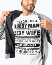 Load image into Gallery viewer, Gift For Husband I Have A Sexy Wife Guys Tee
