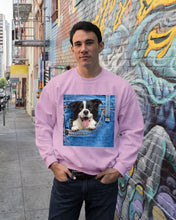 Load image into Gallery viewer, Border Collie In Denim Pocket Gift For Dog Lovers Sweatshirt
