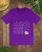 Load image into Gallery viewer, Butterflies When I Miss You I Just Have To Look Inside My Heart Gift For Lover Guys Tee
