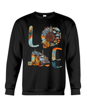 Load image into Gallery viewer, Love Trucker Simple Unique Custom Design For Personalized Job Gift Sweatshirt
