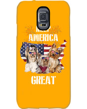 Load image into Gallery viewer, Keep America Great Yorkshire Terrier Gift For Dog Lovers Phone case
