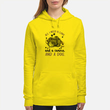 Load image into Gallery viewer, All I Need IS Love And A Camera And A Dog Gift For Dog Lovers Hoodie
