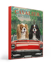 Load image into Gallery viewer, Cavalier Happy Holiday Gift For Dog Lovers Matte Canvas
