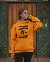 Load image into Gallery viewer, Grandma And Grandson A Bond That Can't Be Broken Custom Design Hoodie
