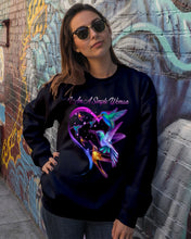 Load image into Gallery viewer, Hummingbirds Heart Shaped I Am A Simple Woman Gift For Mom Sweatshirt
