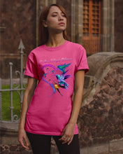 Load image into Gallery viewer, Hummingbirds Heart Shaped I Am A Simple Woman Gift For Mom Guys Tee
