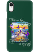 Load image into Gallery viewer, Butterfly Sunset On Beach Those We Love Don't Go Away Gift For Lover Phone case
