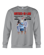 Load image into Gallery viewer, Daughter In Law's Best Friend Son's Best Partner In Crime Gift For Mom In Law Sweatshirt
