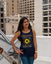 Load image into Gallery viewer, Daughter-in-law A Soul Of A Witch Fire Of A Lioness Ladies Flowy Tank
